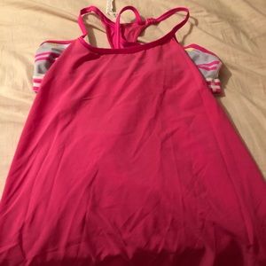 Lulu lemon tank. Size 8 bra. Small top.